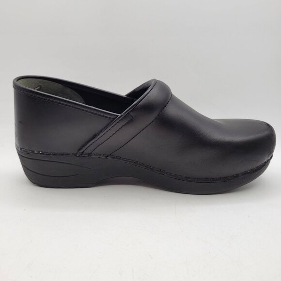 Dansko XP 2.0 Clogs Black Leather Comfort Shoes Arch Support Womens 41 (10.5-11) - Picture 6 of 15